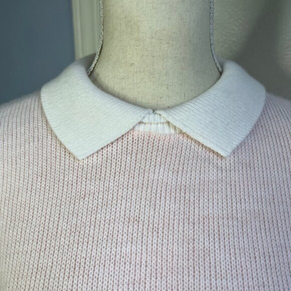 70s/80s Vintage Winona Knits Sweater Bunny Flowers Ribbed Women's Size‎ Large - Picture 6 of 12